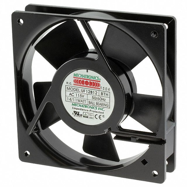 UF12B12-BTHR Mechatronics Fan Group FAN AXIAL 120X25MM 115VAC