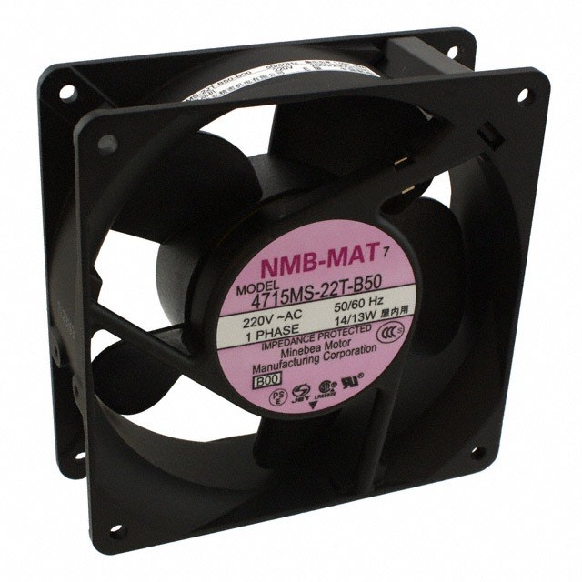 4715MS-22T-B50-B00 NMB Technologies Corporation FAN AXIAL 119X38MM 220VAC TERM