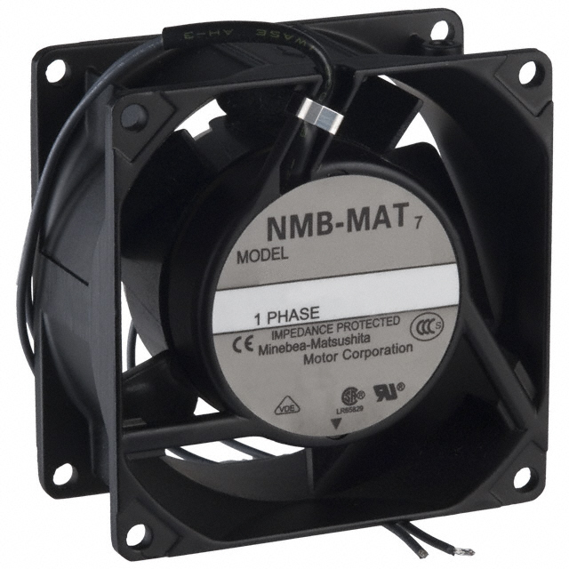 3115PS-12W-B20-A00 NMB Technologies Corporation FAN AXIAL 80X38MM 115VAC WIRE