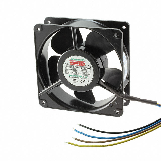 UF12A12/23-BWHR Mechatronics Fan Group FAN AXIAL 120X38MM 115/230VAC