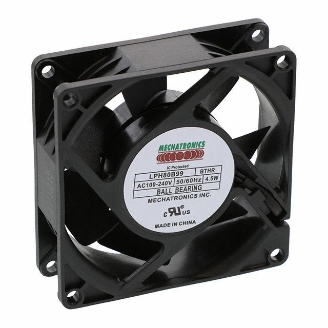 LPH80B99-BTHR Mechatronics Fan Group FAN AXIAL 80X25.5MM 100-240VAC