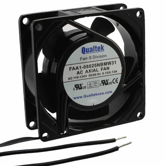 FAA1-08025NBMW31 Qualtek FAN AXIAL 80X25MM 115VAC WIRE