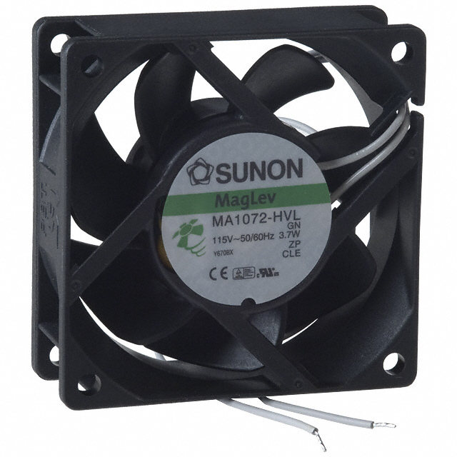 MA1072-HVL.GN Sunon Fans FAN AXIAL 70X25MM 115VAC WIRE