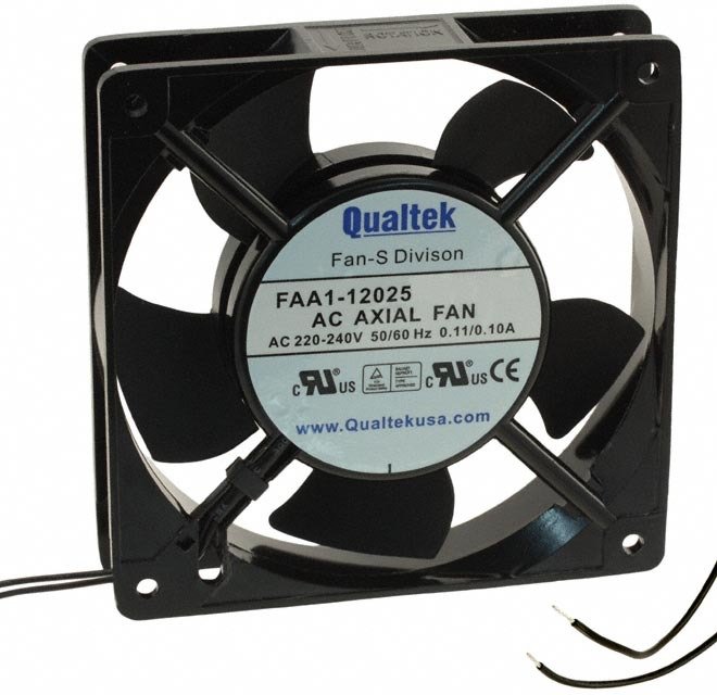 FAA1-12025QBMW31 Qualtek FAN AXIAL 120X25MM 230VAC WIRE