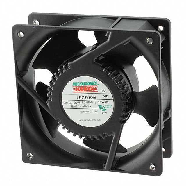 LPC12A99-BTER Mechatronics Fan Group FAN AXIAL 120X38MM 90-264VAC EC