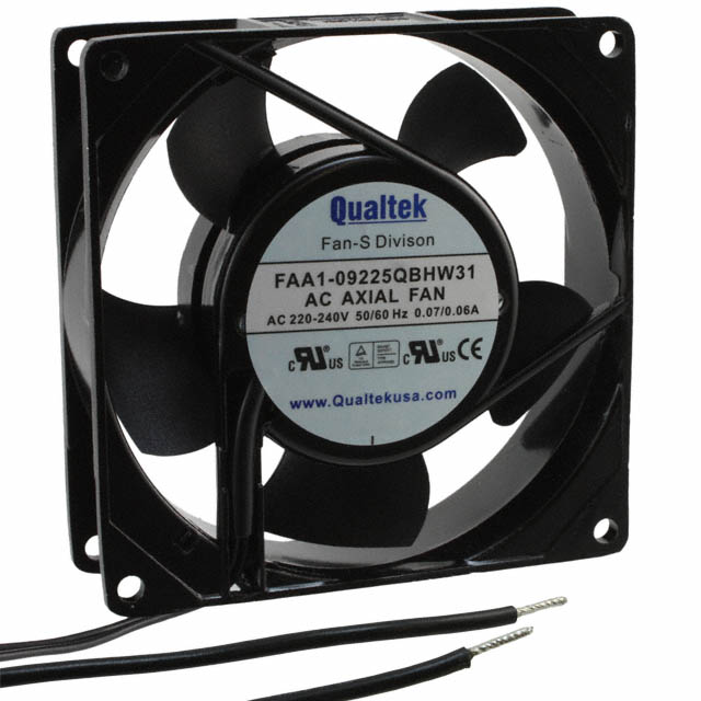 FAA1-09225QBHW31 Qualtek FAN AXIAL 92X25MM 230VAC WIRE