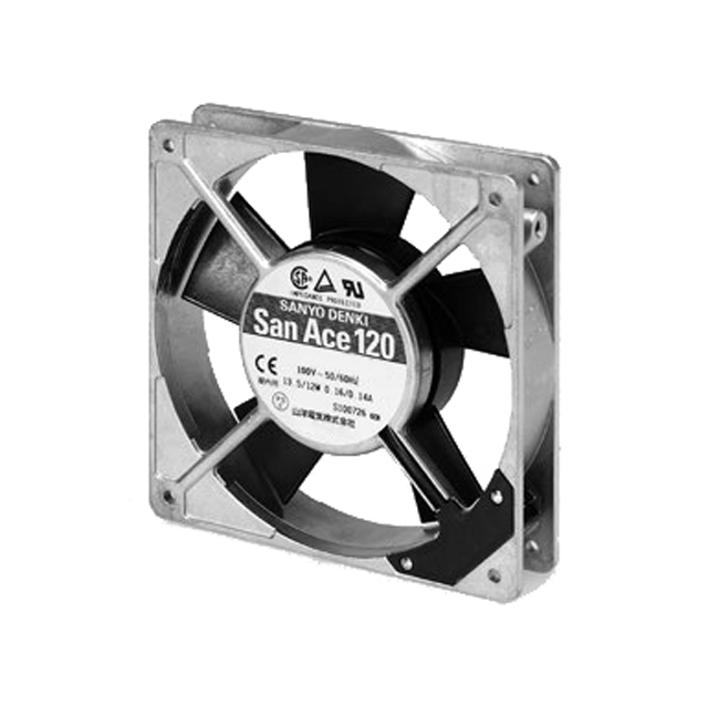 109S074UL Sanyo Denki America Inc. FAN 120X38MM 115VAC