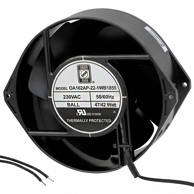OA162AP-22-1WB1855 Orion Fans FAN AXIAL 172X55MM 230VAC WIRE