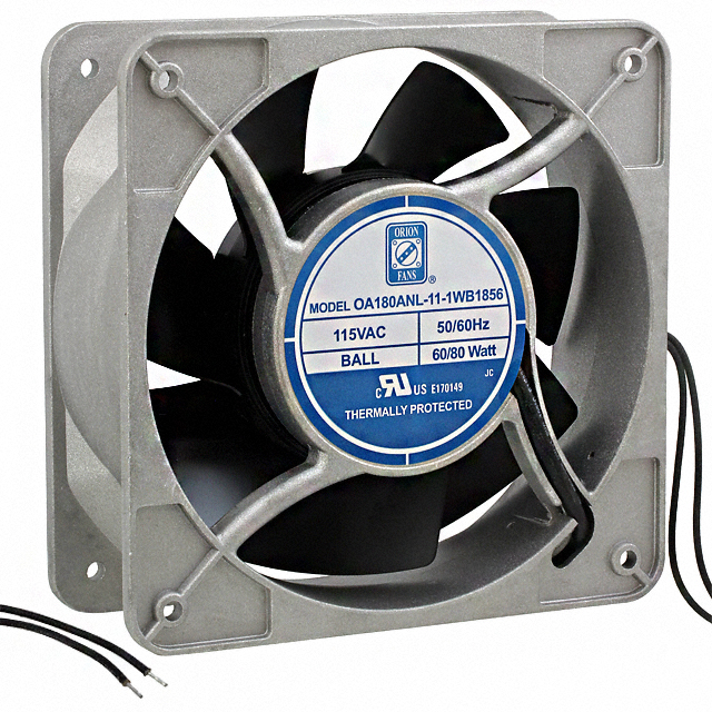 OA180ANL-11-1WB1856 Orion Fans FAN AXIAL 180X65MM 115VAC WIRE