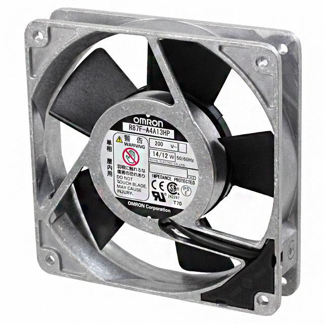 R87F-A4A13HP Omron Electronics Inc-EMC Div FAN AXIAL 120X25MM 200VAC TERM