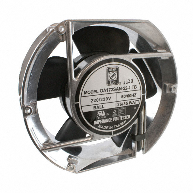 OA172SAN-22-1TB Orion Fans FAN AXIAL 172X50.8MM 230VAC TERM