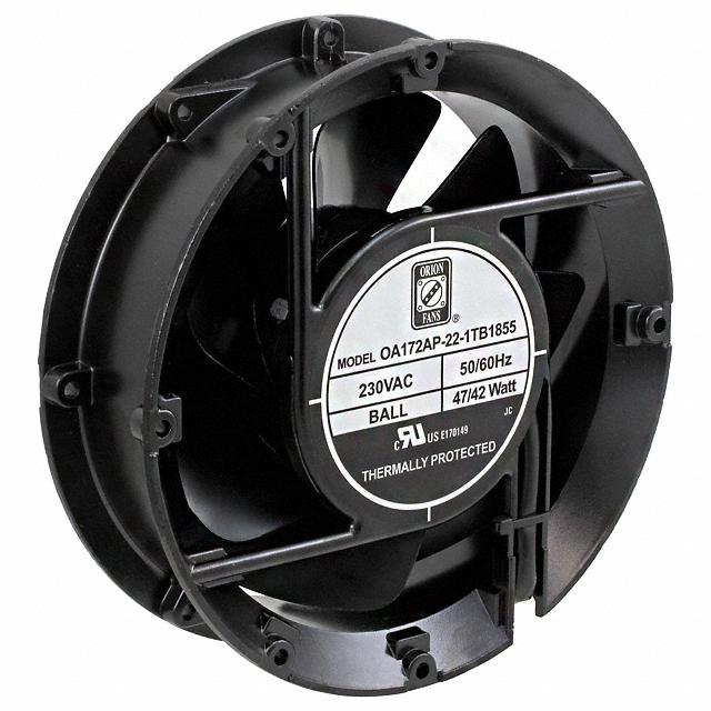 OA172AP-22-1TB1855 Orion Fans FAN AXIAL 172X51MM 230VAC TERM