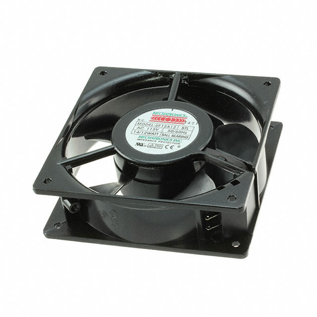 UF12A12-BTMR Mechatronics Fan Group FAN AXIAL 120X38MM 115VAC TERM