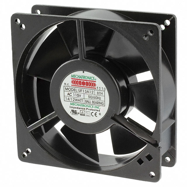 UF13A12-BWHNSR Mechatronics Fan Group FAN 127X38MM 115V IP55 SALT FOG