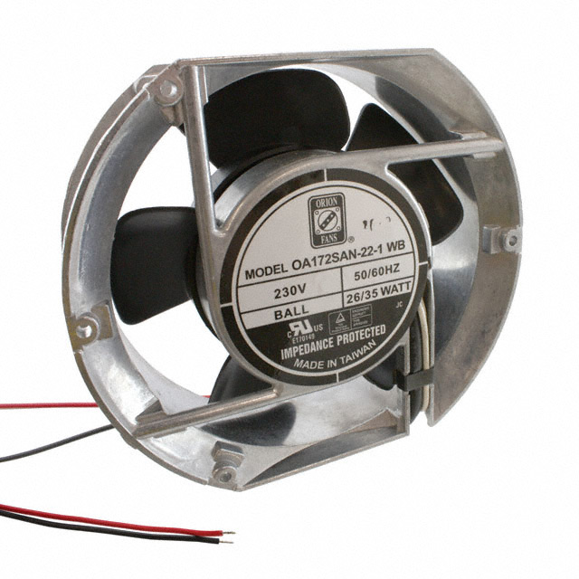 OA172SAN-22-1WB Orion Fans FAN AXIAL 172X50.8MM 230VAC WIRE