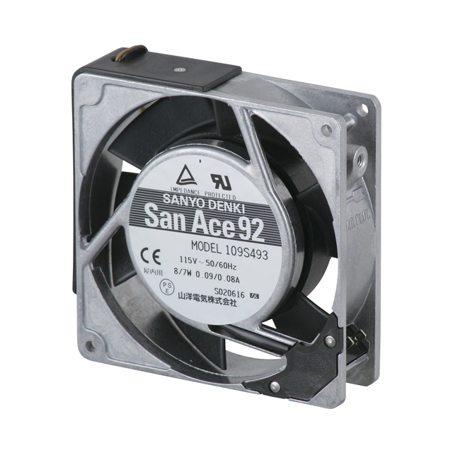 109S493-20 Sanyo Denki America Inc. FAN 92X25MM 115VAC ALARM