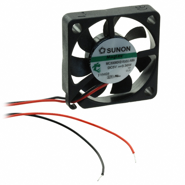 MC30060V2-000U-A99 Sunon Fans FAN AXIAL 30X6.9MM 5VDC WIRE