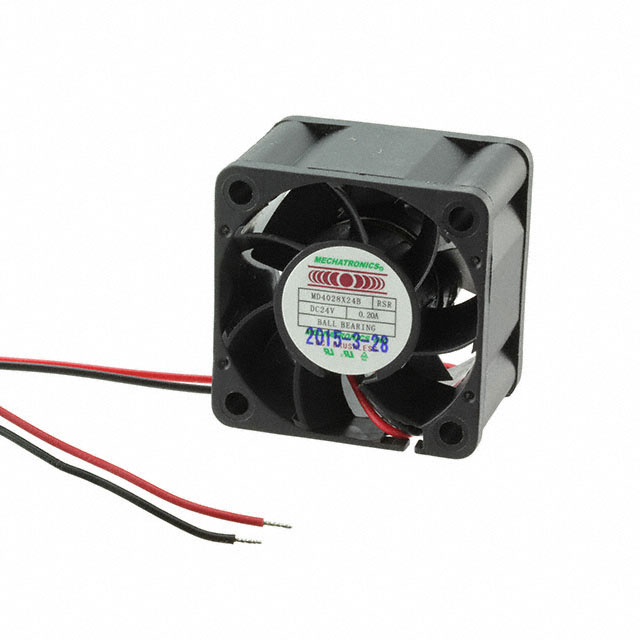 MD4028X24B-RSR Mechatronics Fan Group FAN AXIAL 40X28MM 24VDC