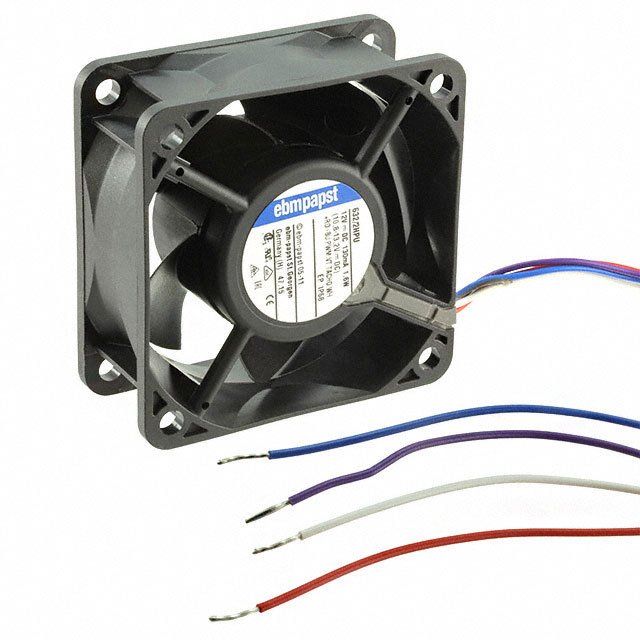 632/2HPU ebm-papst Inc. FAN 12VDC 60X25MM IP68 PWM TACH