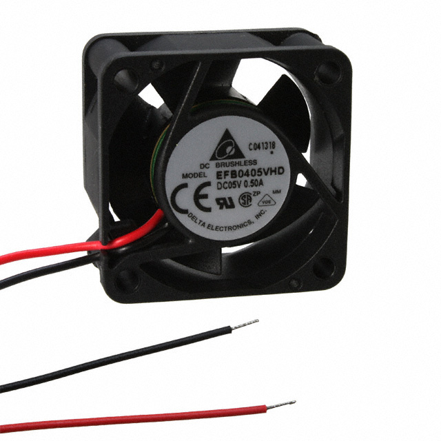 EFB0405VHD Delta Electronics FAN AXIAL 40X20MM BALL 5VDC WIRE