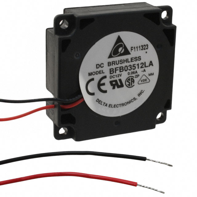 BFB03512LA-A Delta Electronics FAN BLOWER 35X10MM 12VDC WIRE