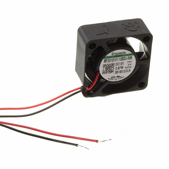 MF25101V1-1000U-A99 Sunon Fans FAN AXIAL 25X10MM VAPO 12VDC