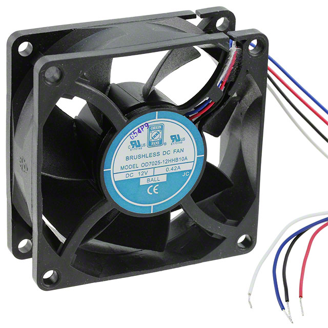 OD7025-12HHB10A Orion Fans FAN 70X25MM 12VDC 51CFM PWM/TACH