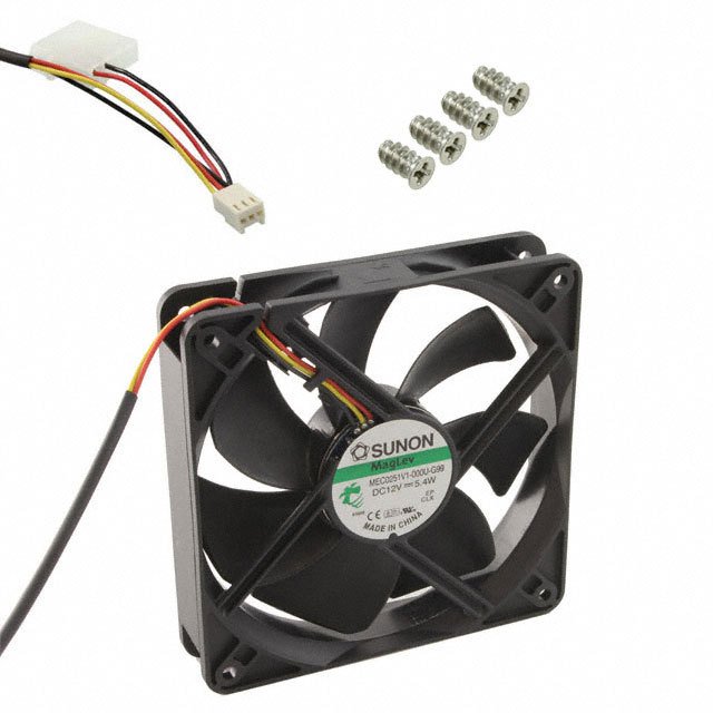 3161/MEC0251V1-000U-G99 Sunon Fans FAN AXIAL 120X25MM VAPO 12VDC