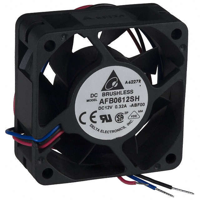 AFB0612SH-ABF00 Delta Electronics FAN AXIAL 60X25.4MM 12VDC WIRE