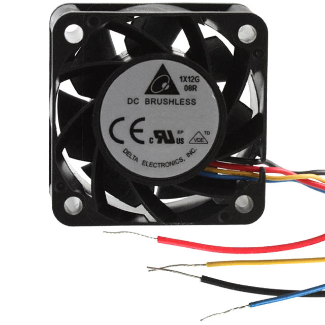 THA0412AD Delta Electronics FAN AXIAL 40X20MM 12VDC WIRE