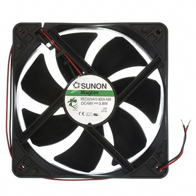 MEC0254V2-000U-A99 Sunon Fans FAN AXIAL 120X25MM 48VDC WIRE