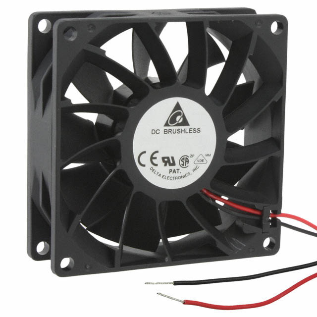 FFB0812VH-T500 Delta Electronics FAN AXIAL 80X25.4MM 12VDC WIRE