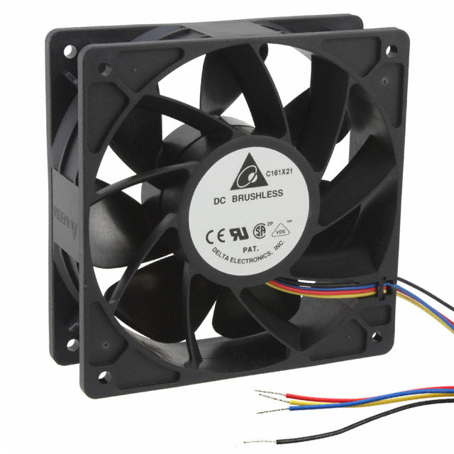 QFR1212GHEXUM Delta Electronics FAN AXIAL 120X38MM 12VDC WIRE