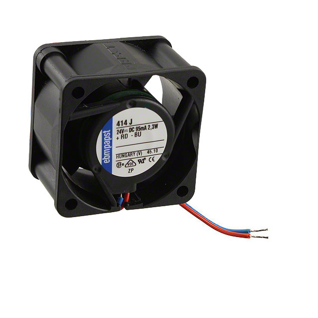 414J ebm-papst Inc. FAN AXIAL 40X25.4MM 24VDC WIRE