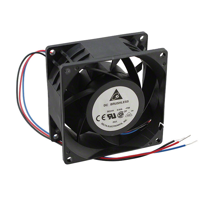 PFB0824DHE-T50F Delta Electronics FAN AXIAL 80X38MM 24VDC WIRE