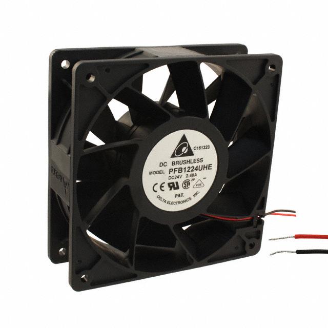 PFB1224UHE Delta Electronics FAN AXIAL 120X38MM 24VDC WIRE