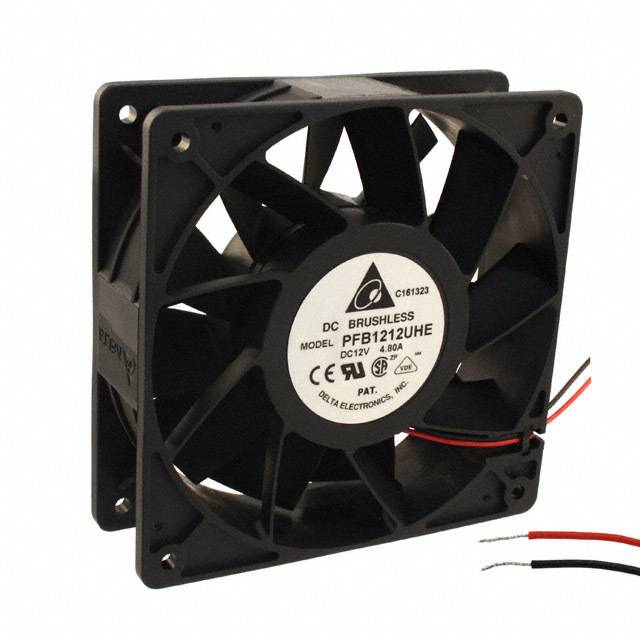 PFB1212UHE Delta Electronics FAN AXIAL 120X38MM 12VDC WIRE