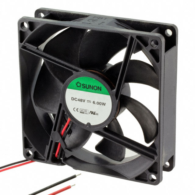 GE92252B1-000U-AE9 Sunon Fans FAN 92X25MM 24VDC IP68 75CFM