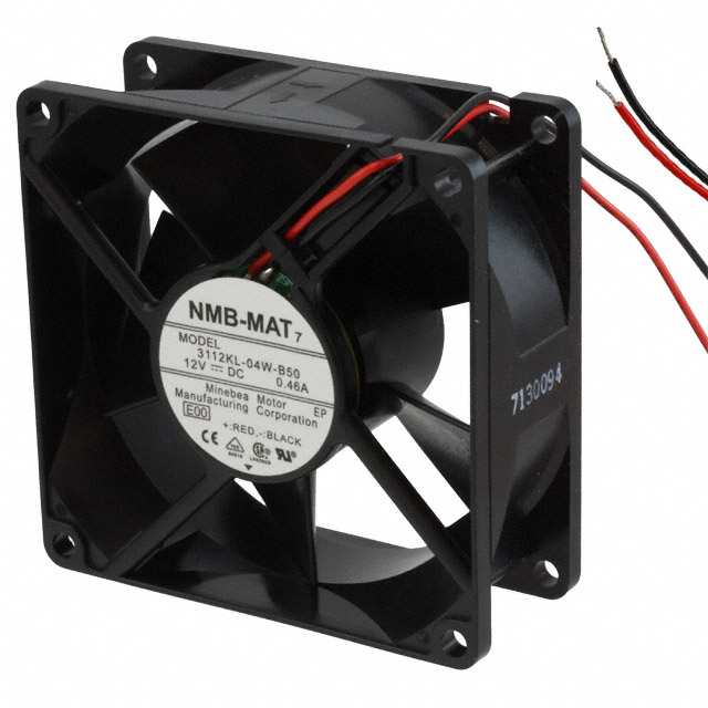 3112KL-04W-B50-E00 NMB Technologies Corporation FAN AXIAL 80X32MM 12VDC WIRE