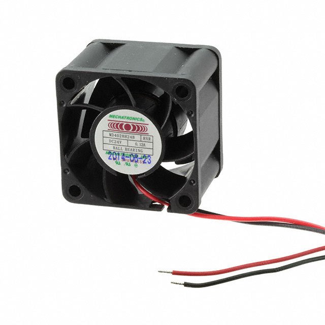 MD4028H24B-RSR Mechatronics Fan Group FAN AXIAL 40X28MM 24VDC