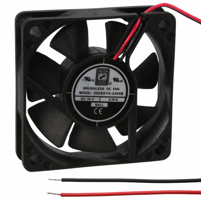 OD6015-24HB Orion Fans FAN AXIAL 60X15MM 24VDC WIRE