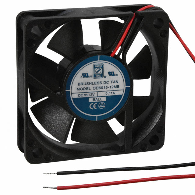 OD6015-12MB Orion Fans FAN AXIAL 60X15MM 12VDC WIRE