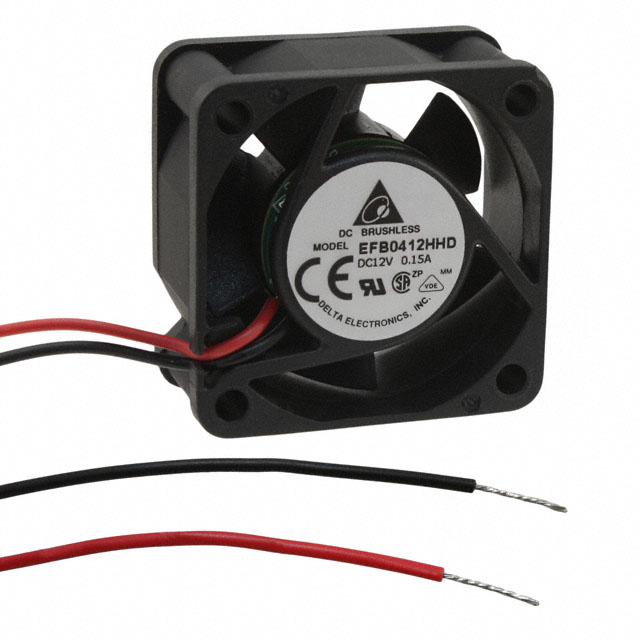 EFB0412HHD Delta Electronics FAN AXIAL 40X20MM 12VDC WIRE