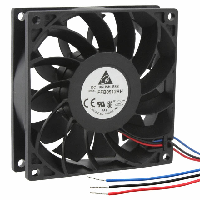 FFB0912SH-F00 Delta Electronics FAN AXIAL 92X25.4MM 12VDC WIRE