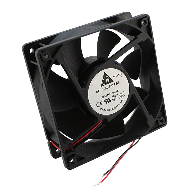 AFB1212HE Delta Electronics FAN AXIAL 120X38MM 12VDC WIRE