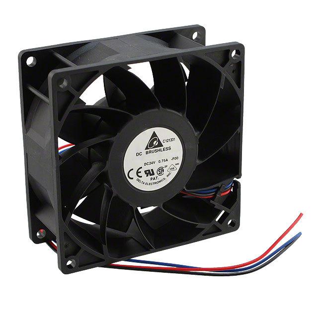 FFB0924EHE-F00 Delta Electronics FAN AXIAL 92X38MM 24VDC WIRE