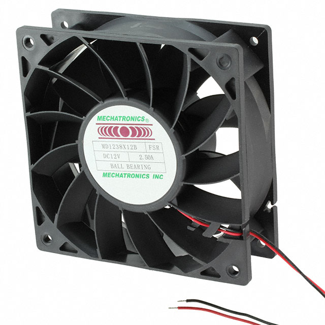 MD1238X12B-FSR Mechatronics Fan Group FAN AXIAL 120X38MM 12VDC