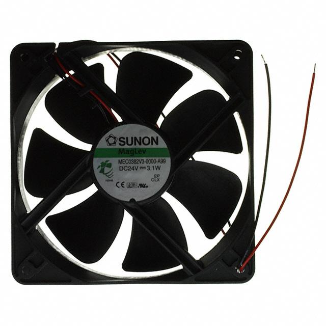 MEC0382V3-000U-A99 Sunon Fans FAN AXIAL 120X38MM 24VDC WIRE