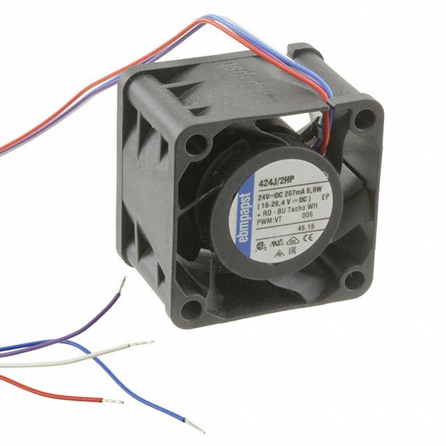 422J/2HP ebm-papst Inc. FAN 12VDC 22CFM 6.8W 40X28MM