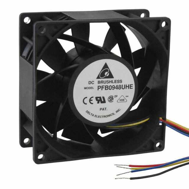 PFB0948UHE-TP16 Delta Electronics FAN AXIAL 92X38MM 48VDC WIRE